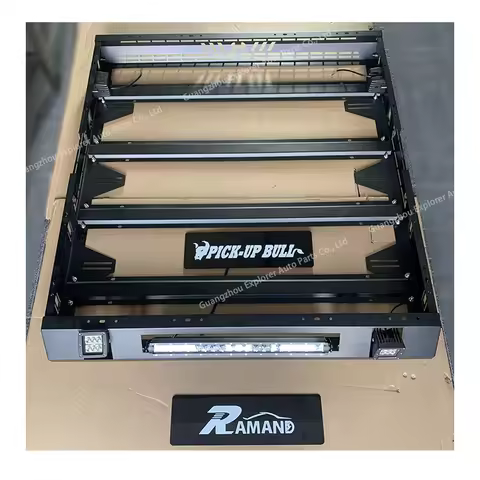 4WD Universal HM Roof Rack Luggage Basket For Ranger Hilux Dmax Np300 Luggage Cargo Carrier For 4x4 