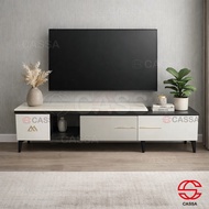 [NEW DESIGN] Cassa WESLEY Transformable Extendable Brown Scandinavian TV Cabinet Entertainment Unit