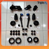 33 ITEM COMPLETE SET FOR PERODUA KANCIL 660/850-ENGINE MOUNTING/LOWER ARM/CROSSMEMBER BUSH/ABSORBER MOUNTING/COIL SPRING