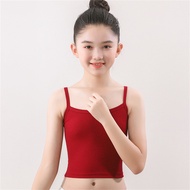 Childrens Camisole Vest Summer Girls Developmental Vest Cool And Breathable Short Vest Top12-16 Year