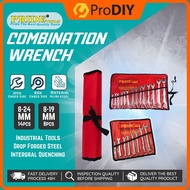 PRIDE TOOLS Combination Wrench 14pcs 8pcs Chrome Vanadium 8-24mm 8-19mm Alloy Accessory Tool Set Spa