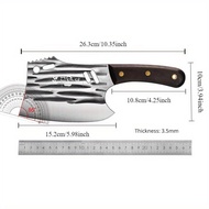 PLYS  Forged Machete Butchers Special Kitchen Chopping Large Bone Knife Axe Type Machete