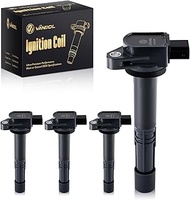Set of 4 Ignition Coil Pack UF583 Compatible for Honda Accord Civic CRV Element S2000 Acura CSX RSX 