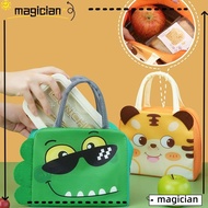 MAG Cartoon Stereoscopic Lunch Bag, Portable  Cloth Insulated Lunch Box Bags,  Lunch Box Accessories Thermal Bag Thermal Tote Food Small Cooler Bag