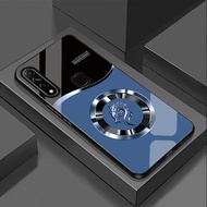 Ốp Lưng cho OPPO A31 Mặt kính cường lực cao cấp Họa tiết RỒNG VÀNG