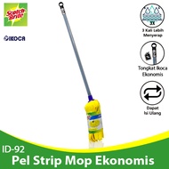 Myhomey 3M Scotch-Brite 3M Stick Ikoca Mop Strip Yellow Economical Floor Mop Set ID-92