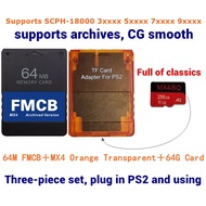 Sio2sd ความเข้ากันได้ที่สูงขึ้น Mx4 Tf/ อแดปเตอร์ Sd การ์ดสำหรับ Ps2ทุกคอนโซล FMCB Card + 256G/128G/