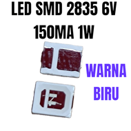 (100 biji)LED SMD 2835 6V 150MA 1W WARNA BIRU