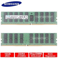 Samsung 16GB 2Rx4 PC4-2133P 17000 DDR4-2133Mhz 288Pin 1.2V ECC Registered Server Memory RAM