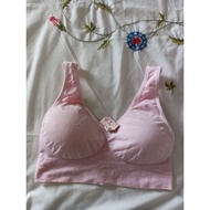 Training bra size XS 70/75 A/B pink knitted wool