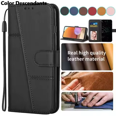For Samsung Galaxy A16 Case Flip Wallet Book Cover for Coque Samsung A16 GalaxiA16 A 16 Leather Prot