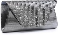 Evening Bag for Women Glitter Rhinestone Wedding Evening Purse Crystal Envelope Clutch Crossbody Sho