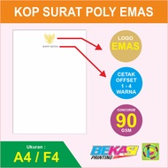 Cetak Kop Surat Concorde 90 Gram + Logo Garuda Emas