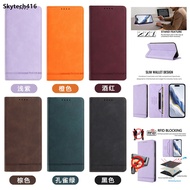 Flip Leather Case For Sharp A001SH Aquos V6 V7 R10 Wish 5 Simple Sumaho 5 Plus 5G Casing Phone Cover