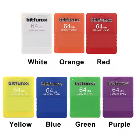 Game Console Cards For Sony PS2 64MB Memory Card FMCB 1.966 Free McBoot Game Console Data Cards