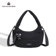 David Jones เสื้อดาวน์ผ้าน้ำหนักเบาสำหรับผู้หญิงคอลเลกชันใหม่2025ฤดูใบไม้ผลิฤดูร้อน-กระเป๋ามีที่จับ