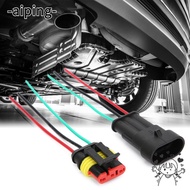 AIPING 5 Sets Car Electrical Connector, 3 Pin Waterproof Waterproof Connector, Generic With Wire Ele