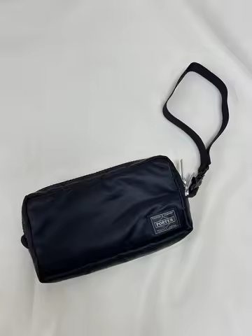 Porter Men Bag Waterproof Durable Lightweight Portable Zipper Wristlet Wallet Business Casual Daily 