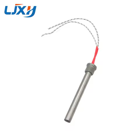 LJXH 201SUS Single Thread Fitting Cartridge Heater Heating Element DN20 Thread, 16x100/150/200mm Tub