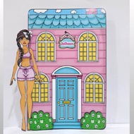 QUITE BOOK DIY DOLL HOUSE PAPER PRINCES/QUITE BOOK MAINAN EDUKASI ANAK BONGKAR PASANG PAPER BOOK 3-9