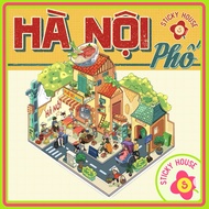 [Exclusive] Hanoi 3D Sticker 3D Landscape Street, 3D Sticky House Sticker