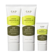 CKD Green Propolis All Miles Sunscreen 40ml x2 + 20ml - Sensitive Skin UV Protection Cream