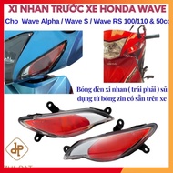 ZHIPAT front turn signal mounted on genuine Wave Alpha / Wave S / Wave RS / Wave 50cc 100cc 110cc Wa