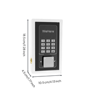 Smart Key Lock Box Key Cabinet mobile app control passcode OTP steel security organizer for office h