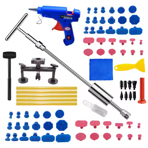 Auto Paintless Dent Repair Tools EU Plug Glue Gun Car Dent Repair Kit Dent Removal Kit Dent Remover