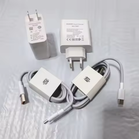 Honor 100W Charger EU/US SuperCharge Quick Charge 1/1.5/2 M 6A Type C Cable For Honor 100 200 300 40