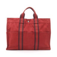 【二手】愛馬仕 HERMES 托特包 Fourre-Tout MMRED帆布 Fourre-Tout Tote MMRED女士二手 B