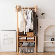 LaFloria® Cherrywood Open Wardrobe/ Rattan Wardrobe/ Bamboo Wardrobe✔️ Free Shipping
