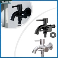 【1.27】 Multifunctional Washing Machine Faucet 1 Inlet 2 Outlets Double Water Faucet