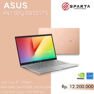 Laptop Asus Vivobook K413EQ Core I5 Gen 11 Ram 8Gb Ssd 512Gb New