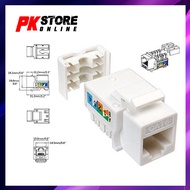 180 DEGREE UTP FTP RJ45 CAT5E CAT6 CAT6A PUNCH DOWN CONNECTOR KEYSSTONE JACK