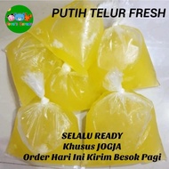 Putih Telur Mentah Plastikan Fresh Baru Putih Telur Ayam Jogja