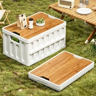ODS 30L/50L Outdoor Foldable Storage Box Multifunctional Camping Organizer Storage Box