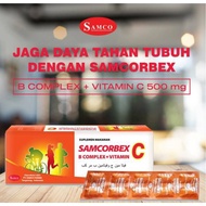 SAMCORBEX C VITAMIN C 500mg and VIT B COMPLEKS (1 STRIP Contains 10 TABLETS) such as Selkom C [READY