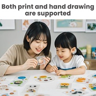 Printable Heat Shrink Sheets Printable Shrink Plastic Sheet Films Shrink Paper for DIY Crafts Jewelr