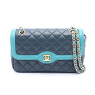 【二手】香奈兒 (Chanel) CHANEL Matelassé 絎縫肩背包 A01112 深綠色/祖母綠皮革絎縫鏈條單肩背包 女士二手 A