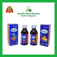 Forti-D 1000 iu dan Forti D 400 iu 100ml Cholecalciferol Vitamin D3 Untuk Bayi dan Anak