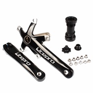 Litepro Aluminum Alloy Crank 170mm Hollow Integrally MTB Mountain Bike BCD 130 Crankset Tooth Plate Folding Bike Parts