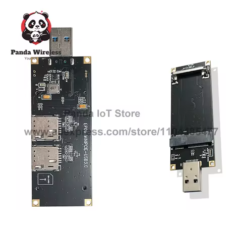 1PCS MINI PCIE To USB 3.0 Adapter Key Board With Dual SIM card slot for 4G EP06-E EP06-A EC25-E EC25