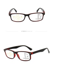 JN IMPRESSION แว่นตาอ่านหนังสือป้องกันแสงสีน้ำเงินแบบโปรเกรสซีฟแบบสบาย ๆ สำหรับผู้ชาย + 100 (+ 1.0) 