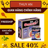Box of 30 packs of Omachi potato noodles, beef shank and crab, 80g