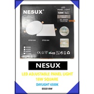 NESUX ADJUSTABLE CUT-HOLE SIZE SQUARE RECESSED LED PANEL LIGHT 18W (6500K) - EPSS18W