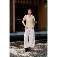 KATUN CARLA - IZZY COLAR BLOUSE / Full Button Cotton Top