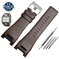 สายหนังแท้สำหรับนาฬิกา Diesel รุ่น DZ1216 DZ1273 DZ4246 DZ4247DZ287 สายนาฬิกาข้อมือผู้ชาย ขนาด 32×17