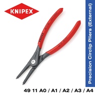 KNIPEX Precision Circlip Pliers For External Circlips on Shafts 49 11 A0 / 49 11 A1 / 49 11 A2 / 49 