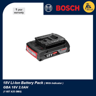 BOSCH 18V Battery Pack GBA 18V 2.0AH | GBA 18V 4.0AH | GBA 18V 5.0AH Professional Battery ( 1 607 A3